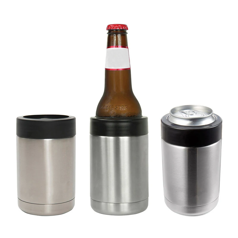 Ice Bucket Silver - 12 OZ Stainless Steel Beer Bottle