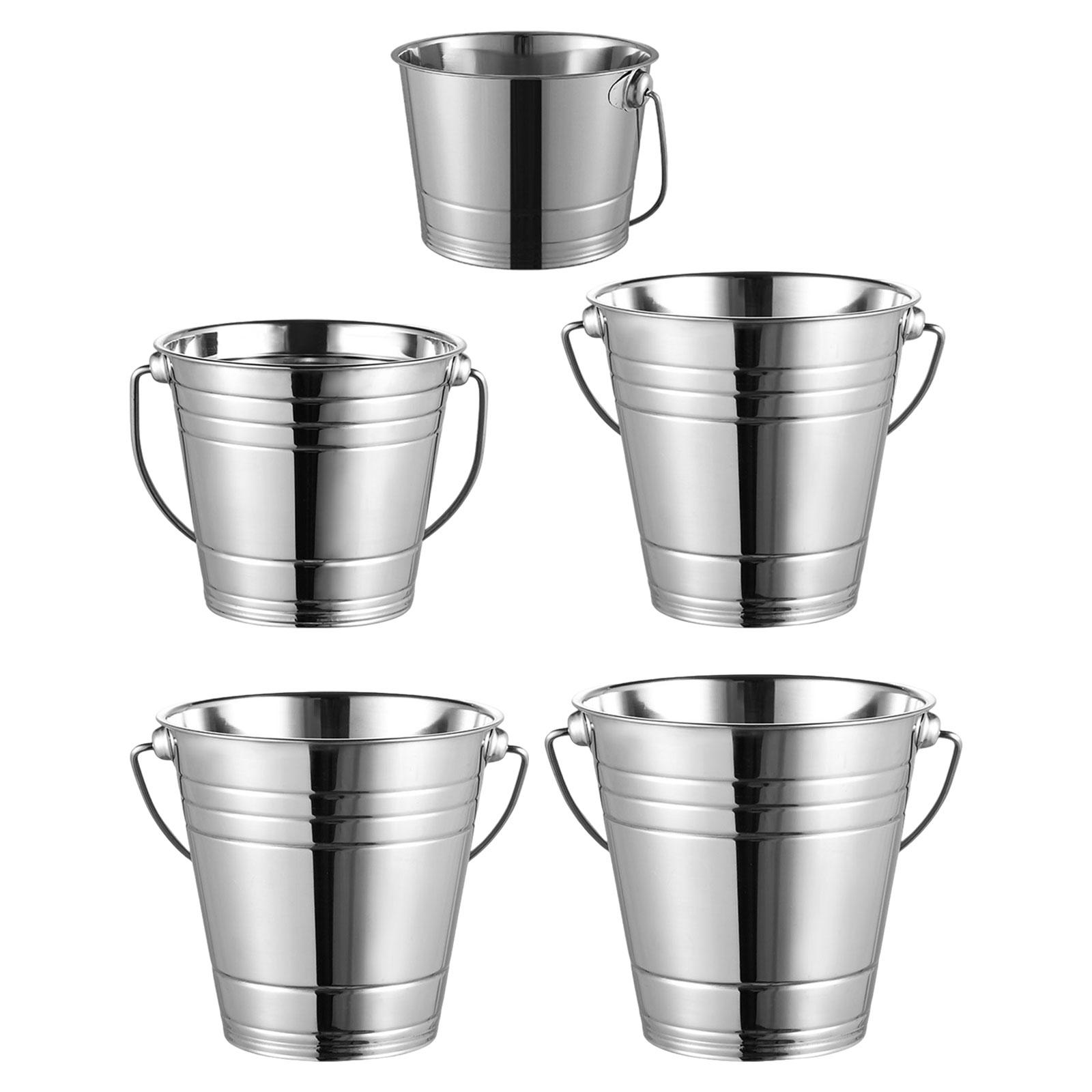 Stainless Steel Ice Bucket Sal - Ice Bucket Silver review and price