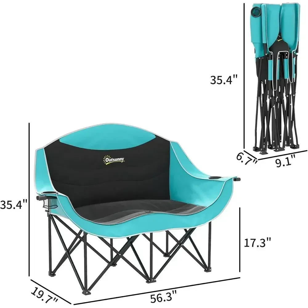 Two-Person Padded Folding Camp - Wine Bag Carry Two review and price