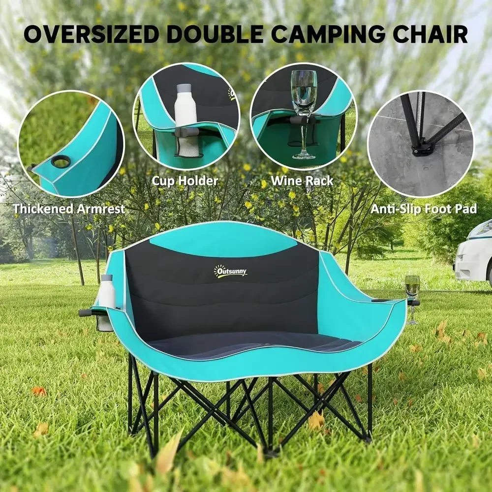 Two-Person Padded Folding Camp - Wine Bag Carry Two review and price