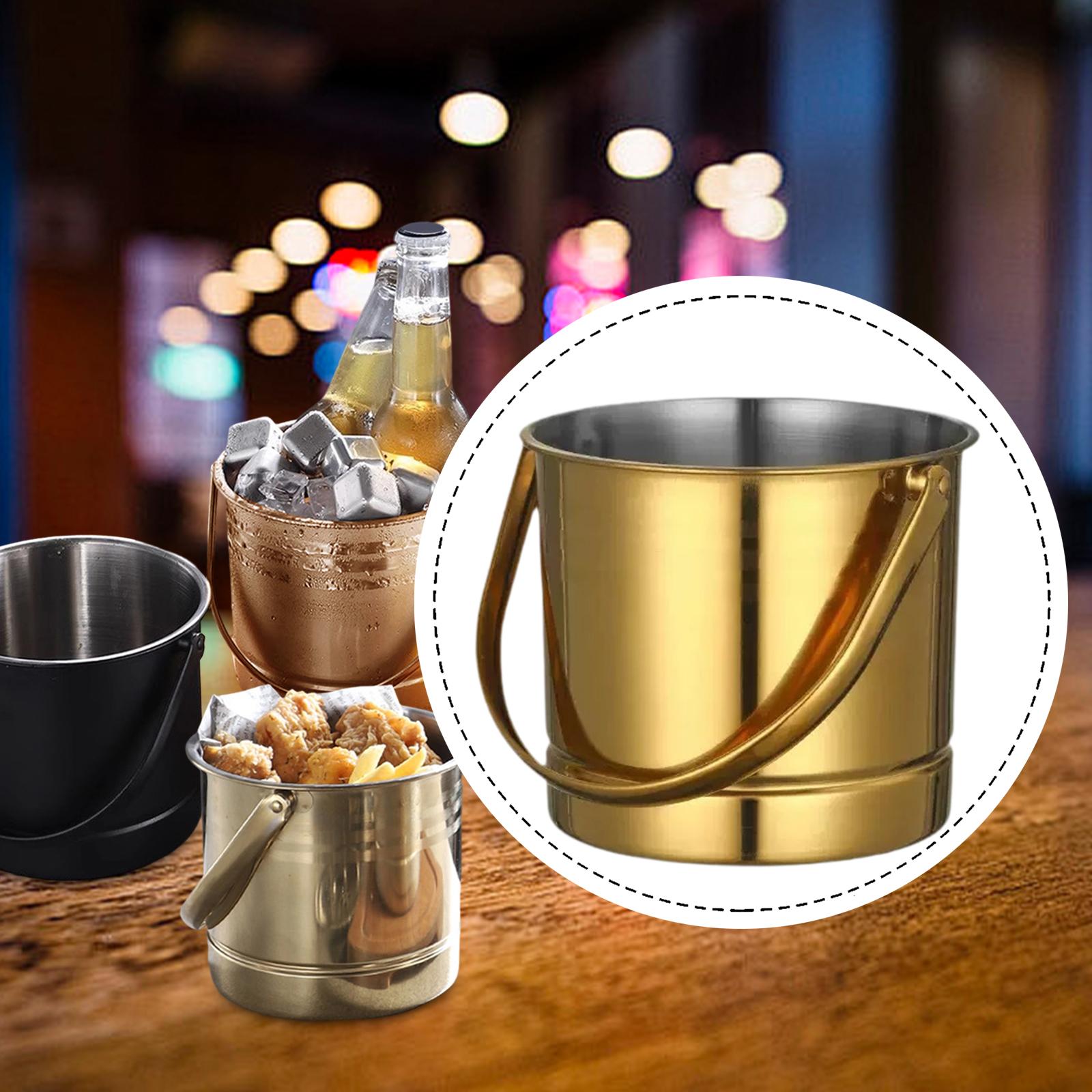 Stainless Steel Ice Bucket Cha - Ice Bucket Silver review and price