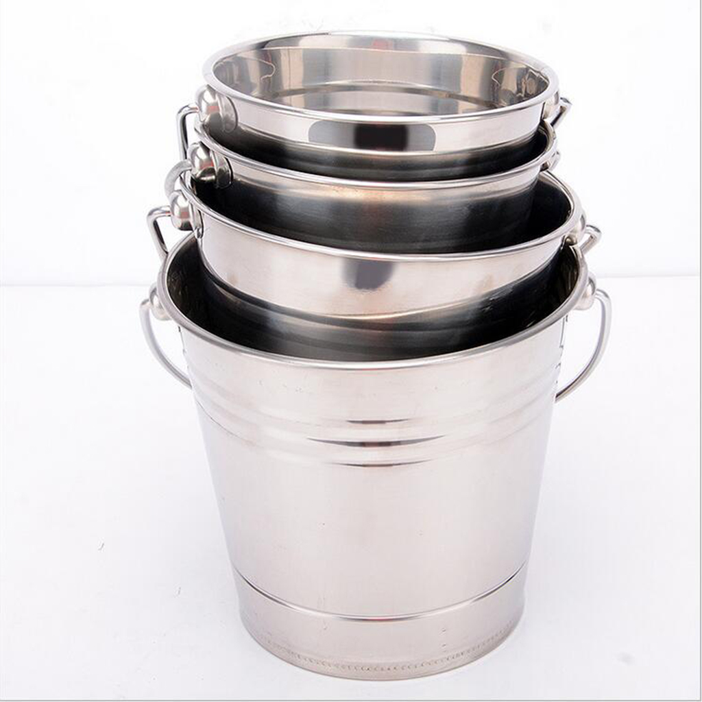 Stainless Steel Ice Bucket Cha - Ice Bucket Silver review and price