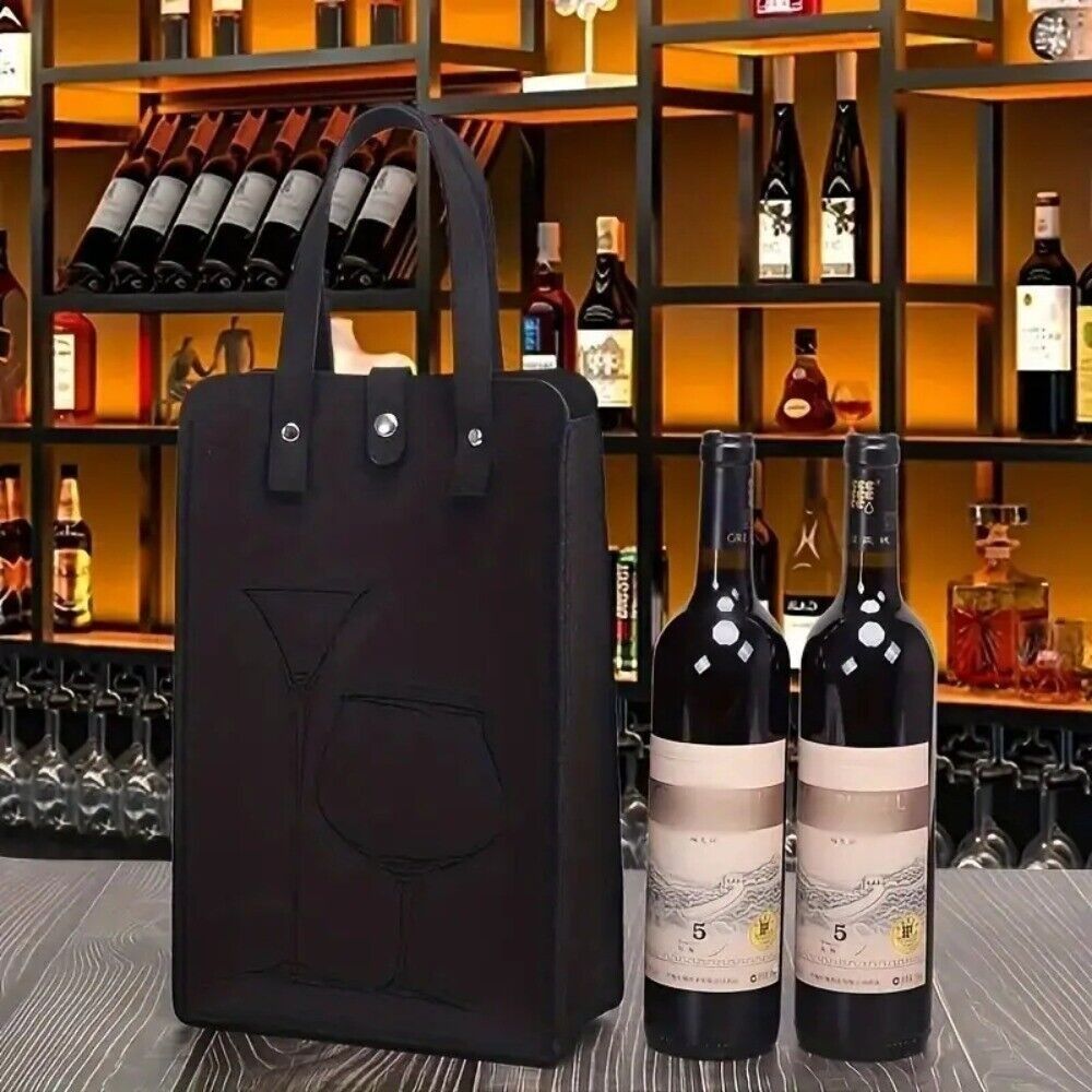 High Quality Felt Red Wine Bag - Wine & Beer Emporium review and price