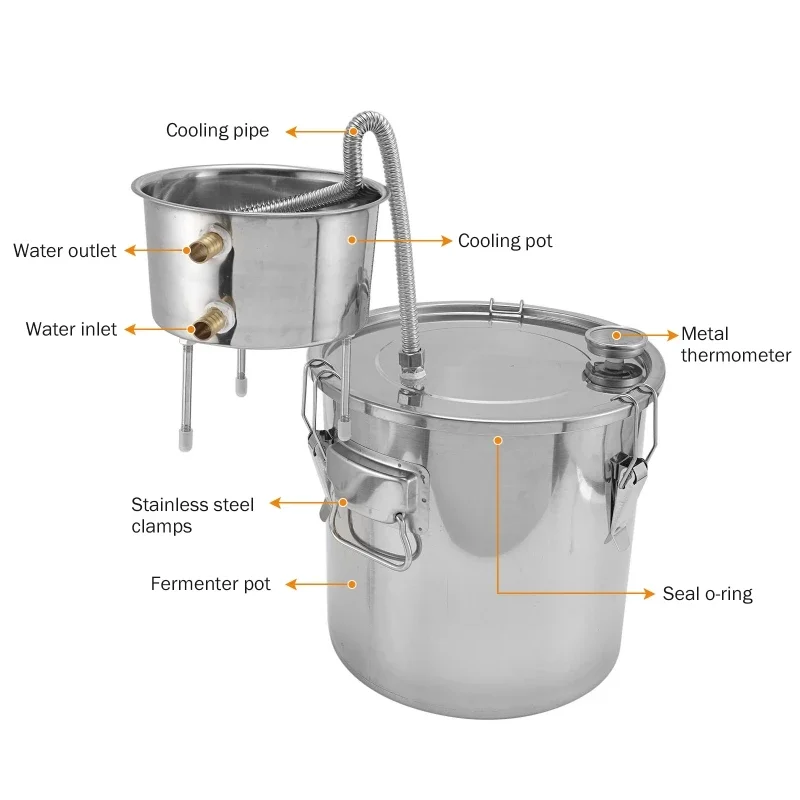 22L Alcohol Brewing Distiller  - Beer Wine Kit review and price