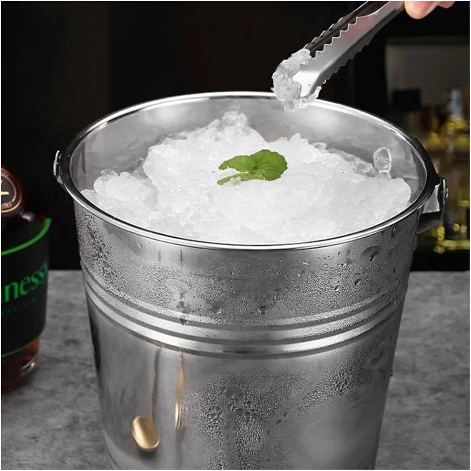 Thickened Double Wall Stainles - Ice Bucket Silver review and price