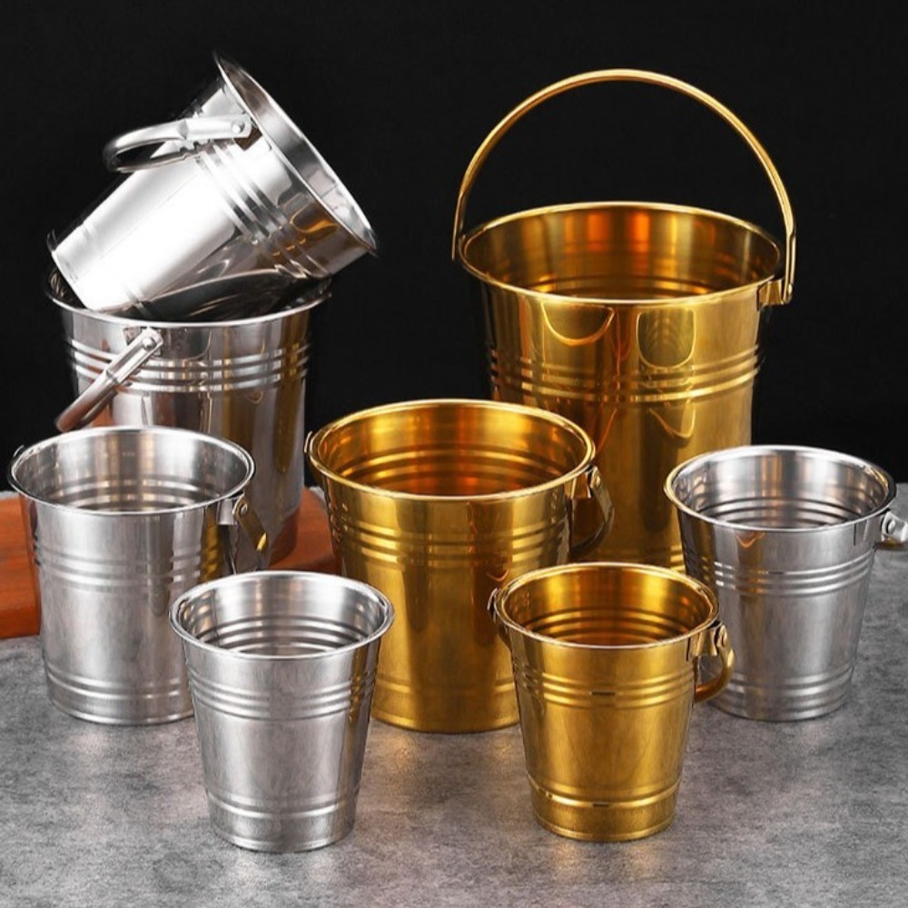Practical Multifunctional Stai - Ice Bucket Silver review and price